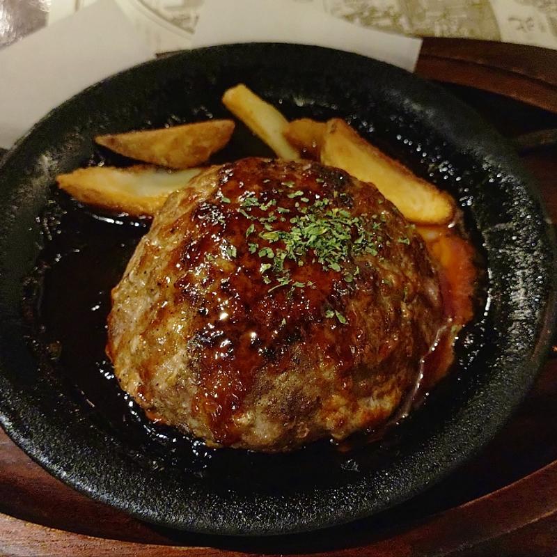 近江牛ハンバーグ(長濱浪漫ビール （長浜浪漫ビール ナガハマロマンビール）)