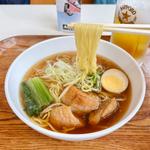 麦豚角煮醬油ラーメン(ウッドランドカフェ)