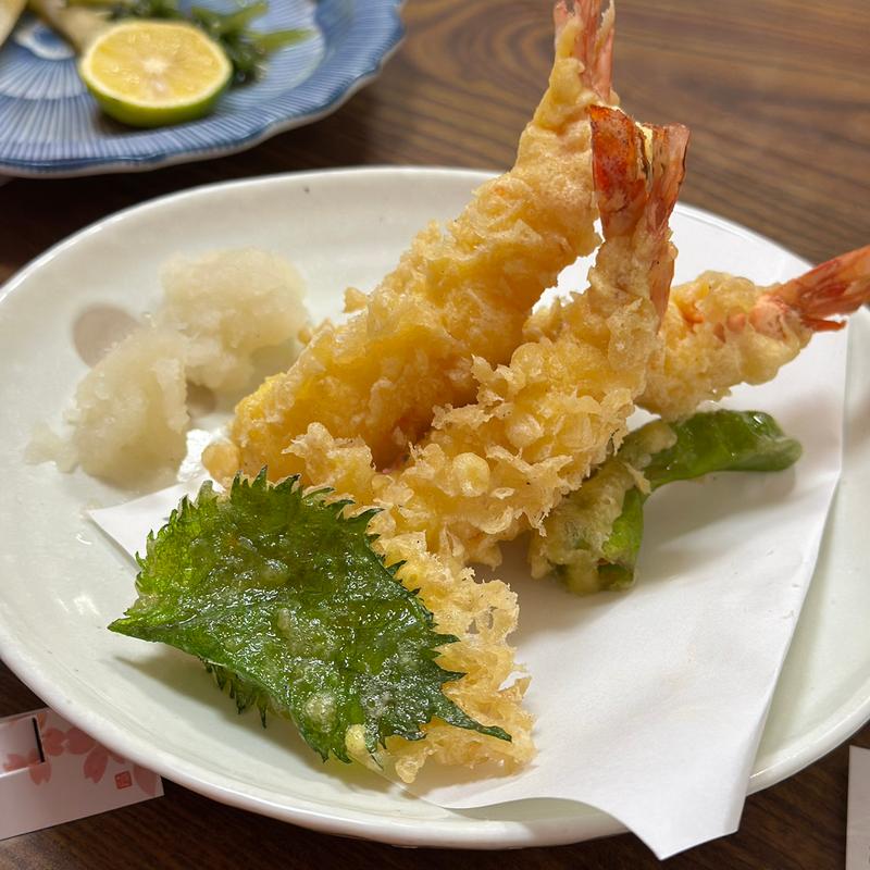 天ぷら盛り合わせ(与助)