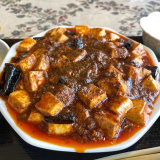 麻婆豆腐定食(激辛)