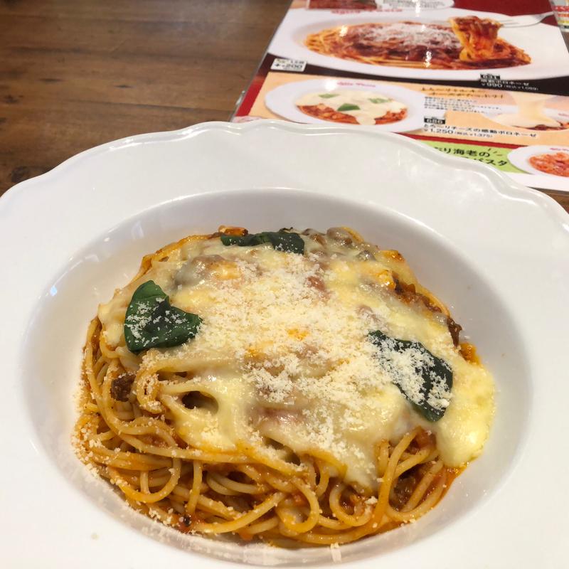 とろ〜りチーズの感動ボロネーゼ(ジョリーパスタ 足立六町店)