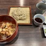 穴子天丼と蕎麦セット