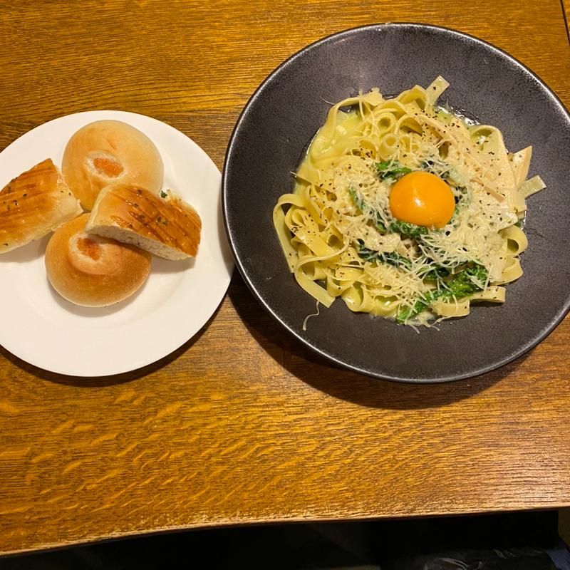 タケノコ菜の花ジェノベーゼ(鎌倉パスタ 羽曳野店)