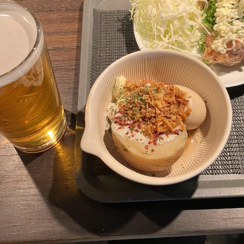 おでんのポテサラ(アトリエスタ食堂)