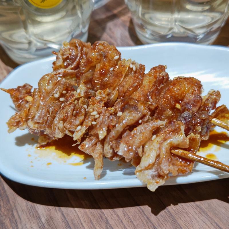 とり皮棒(築地銀だこ)