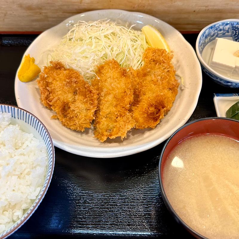 カキフライ定食(ゆき)