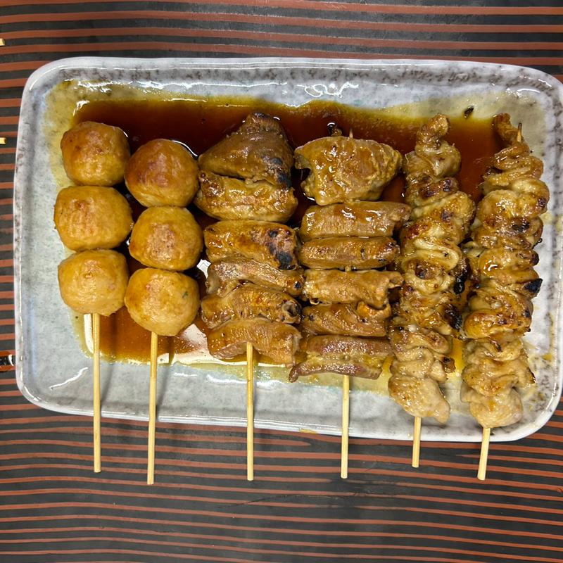 焼鳥色々タレ(居酒屋 おらく)