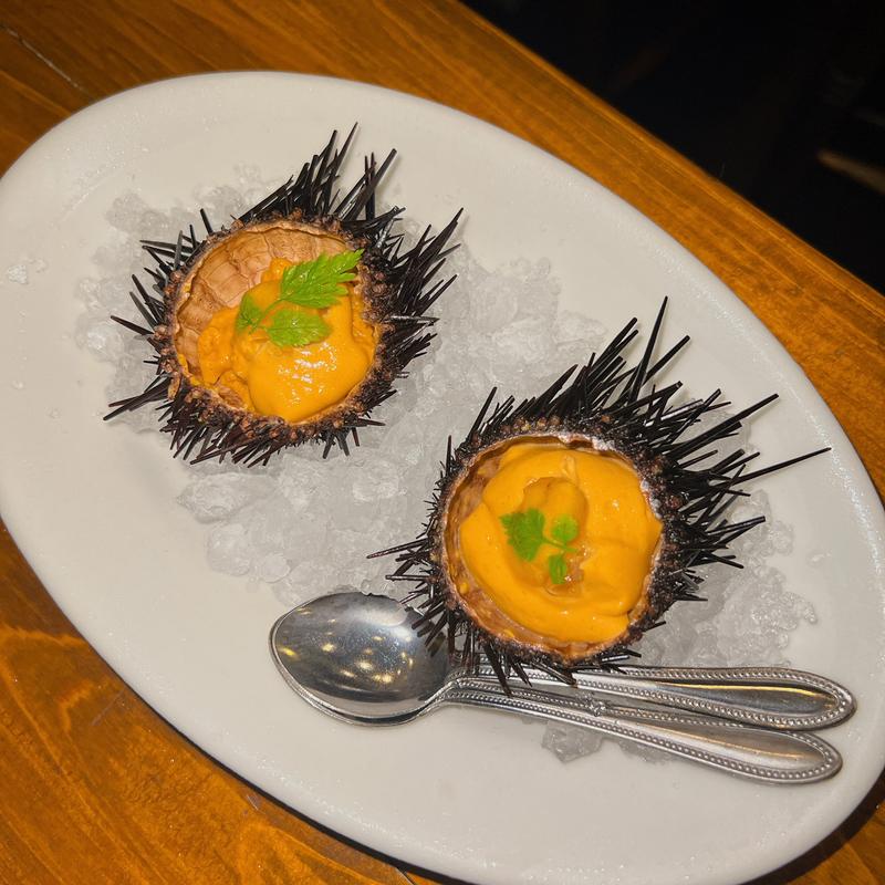 殻付き濃厚ウニプリン(ボケリア)