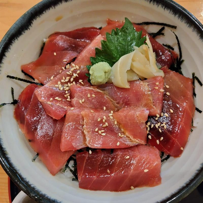 マグロ漬け丼(食事処 喜多八)