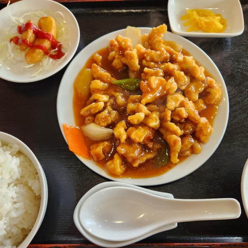 四川風鶏炒め定食(火鳳凰 （カホウオウ）)