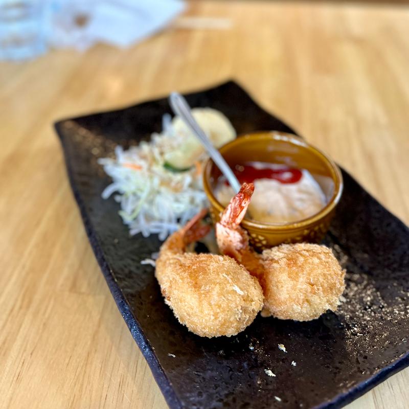 海老茶巾クリームコロッケ(うまいもん家 雅楽 （手作り居酒屋 雅楽）)