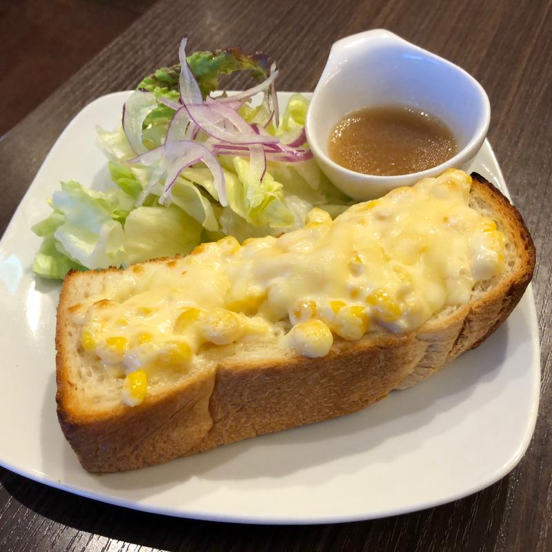 コーンマヨトースト(高倉町珈琲 勝田台店)