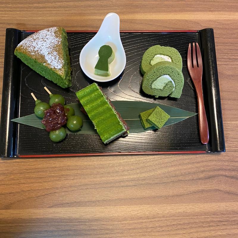 抹茶ずくしセット(こ・ふんカフェ)