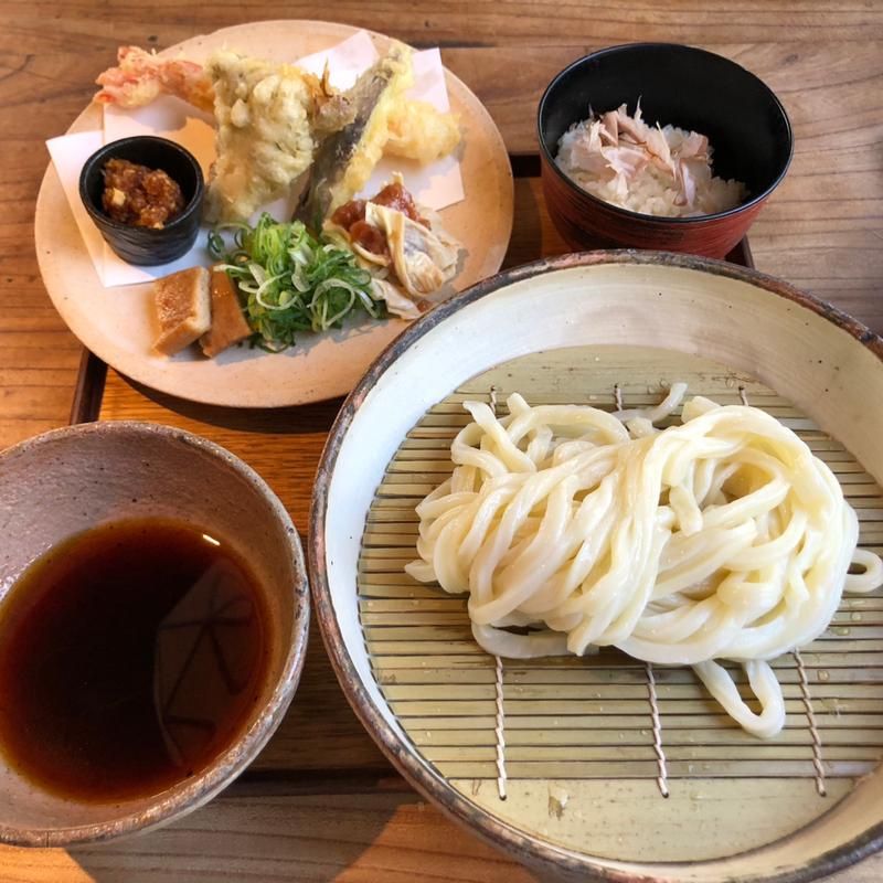 山長セット(うどん山長 恵比寿店)