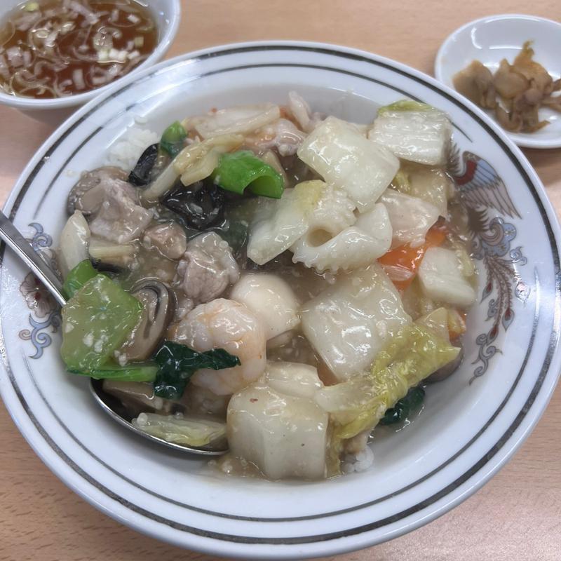 塩麹海鮮中華丼(京の華 )