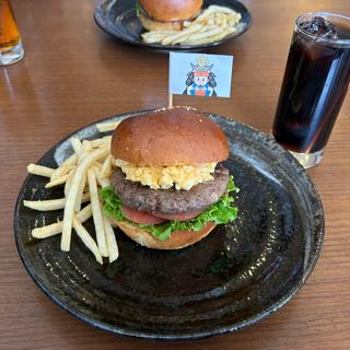 3月4月限定兼続バーガー ポテトドリンクセット(Burger志士)
