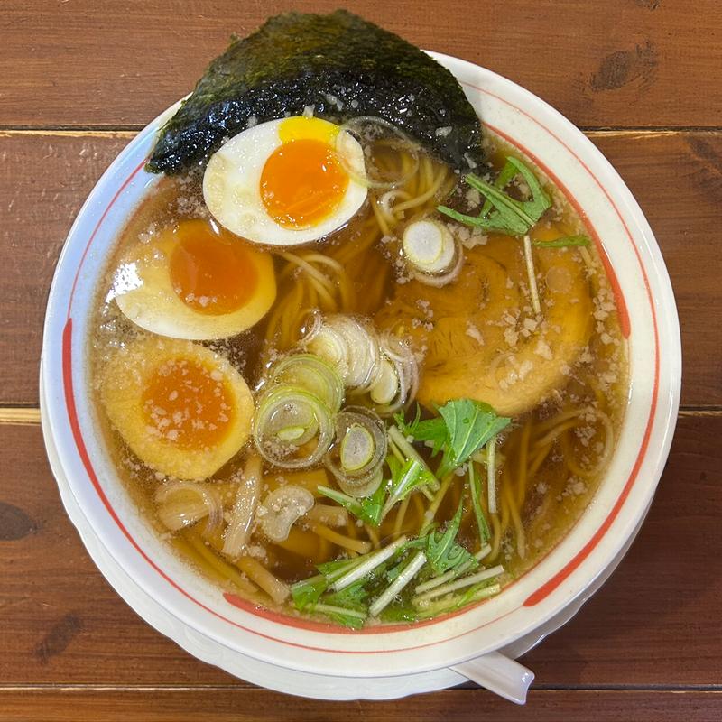 中華そば(並盛)煮玉子1玉(麺王 みらい )