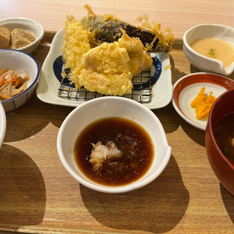 鶏天御膳(天麩羅 えびのやイオンモール大日店)