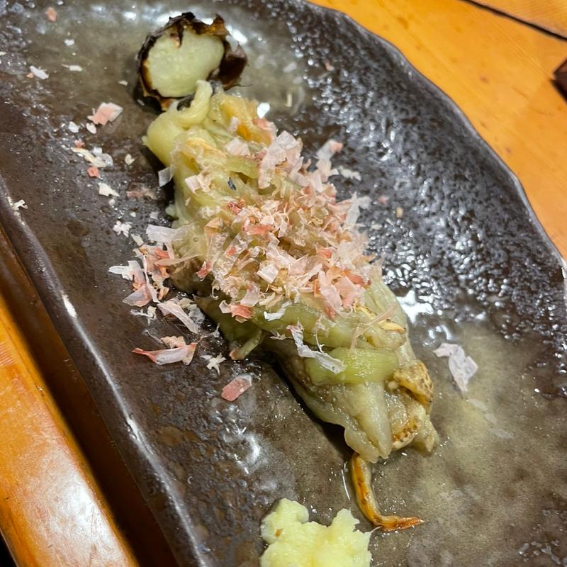 ナス焼き(居酒屋 まつば)