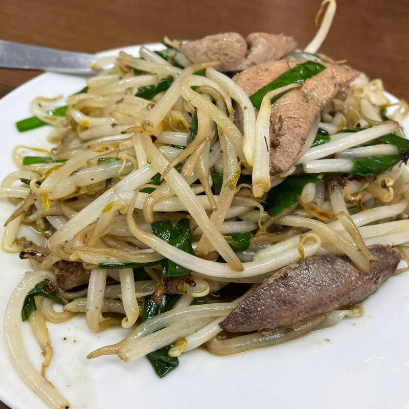 レバニラ炒め(中華そば 美芳)