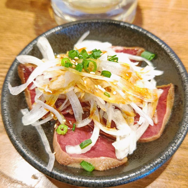 漬け牛ハツ(もつしげ 上大岡店)