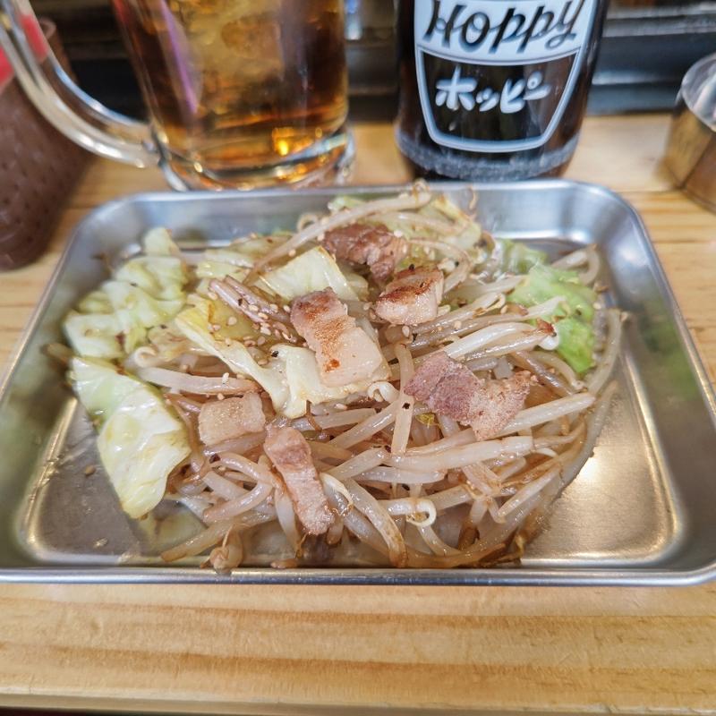 豚バラ黒胡椒炒め(大衆酒場 ぶる)