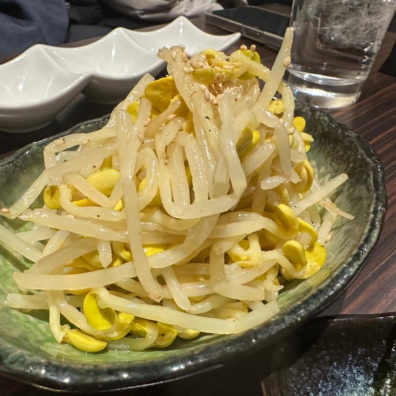 もやし(炭火焼肉 きらく亭)