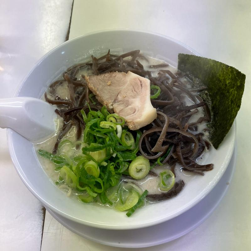 キクラゲラーメン(博多天神 渋谷南口店)