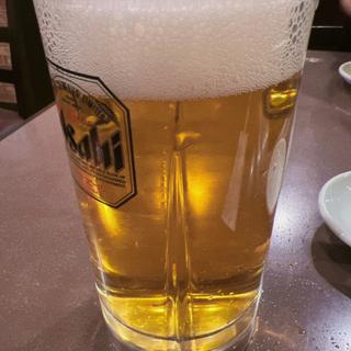 生ビール(焼肉 松の屋)