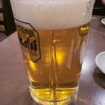 生ビール(焼肉 松の屋)