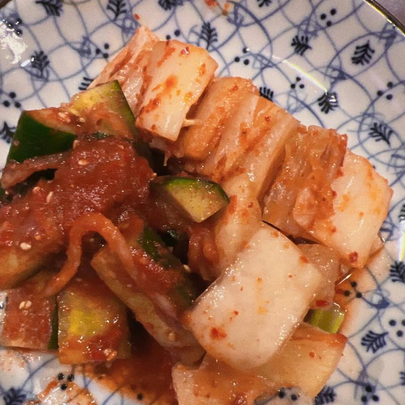 キムチ盛り合わせ(焼肉 松の屋)