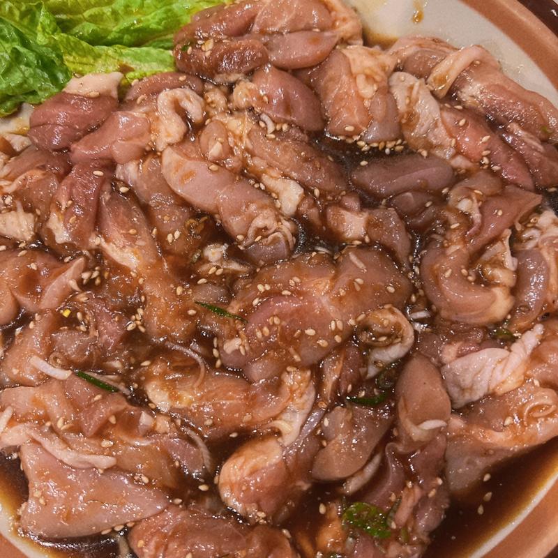 鶏もも(焼肉 松の屋)