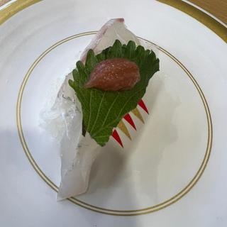 梅大葉 真鯛(かっぱ寿司 三木店)