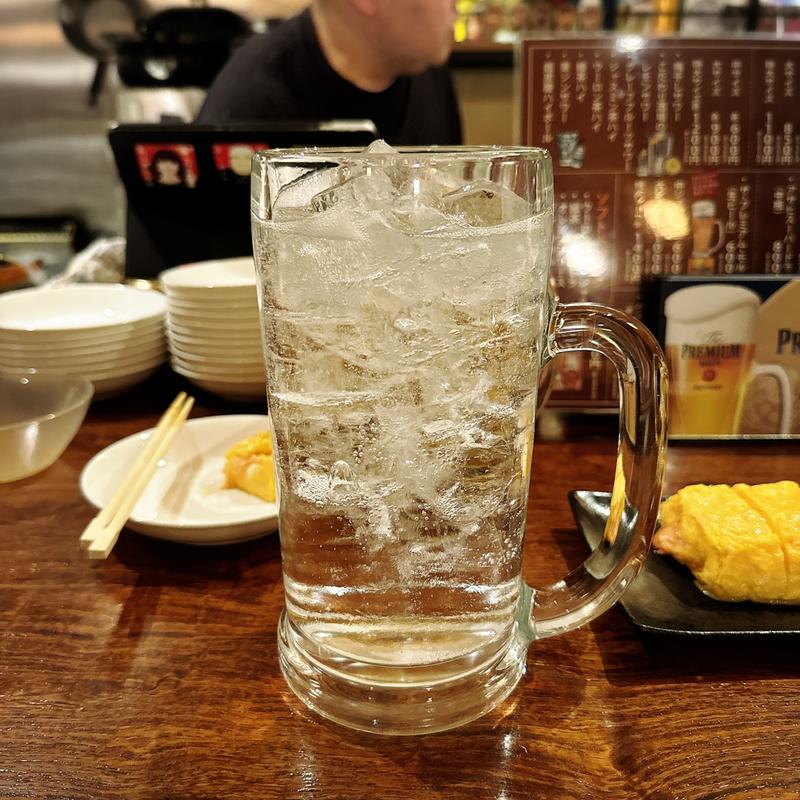 こだわり酒場のタコハイ（特大）(メシ酒場 鈴木ちゃん)