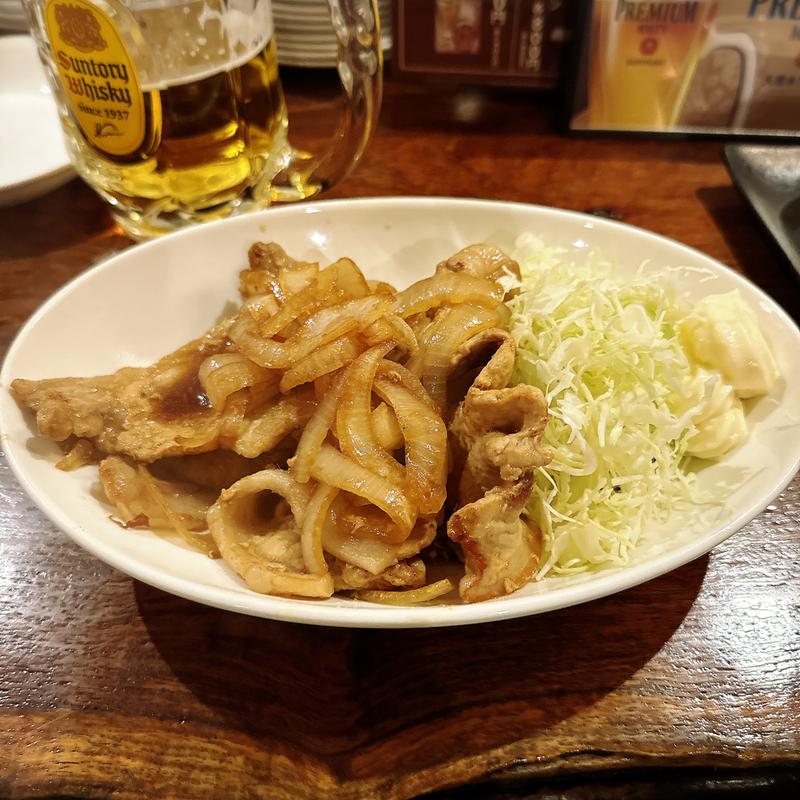 豚の生姜焼き(メシ酒場 鈴木ちゃん)