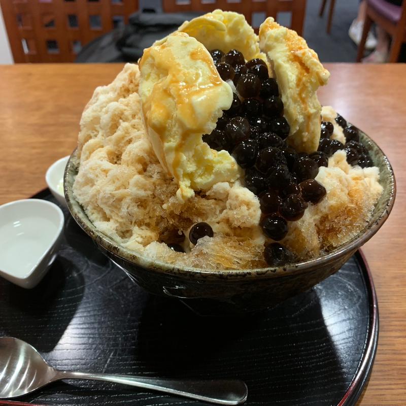 タピオカミルク氷(甘味処 古今茶家 )