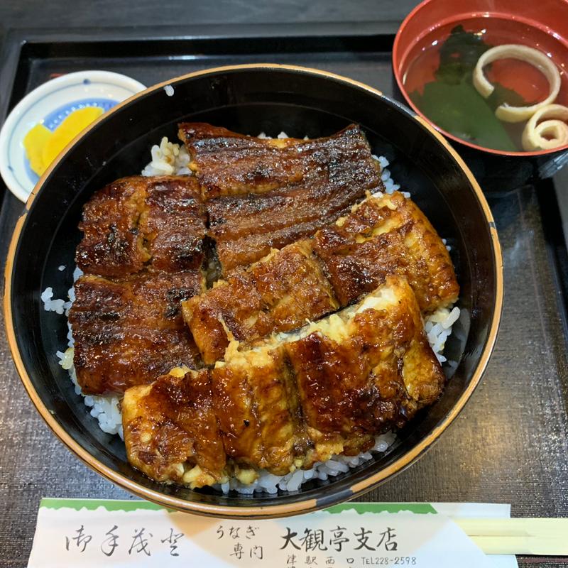 うな丼(大観亭 津駅西口店)