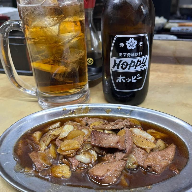 レバーニンニク(信濃路 鶯谷店)