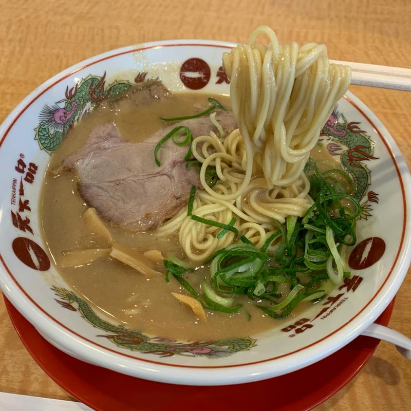 ラーメンこってり並の麺カタ(天下一品 １号線下鳥羽店 )