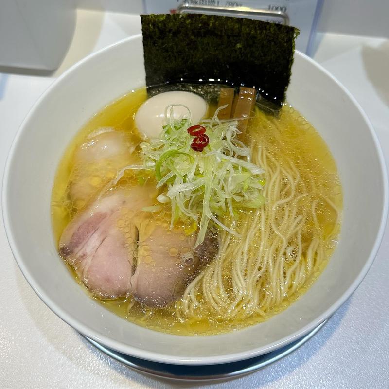 粗節柚子香そば 味玉アローカナ(上方レインボー)