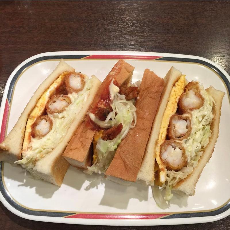 エビフライサンド(コンパル 栄西店)