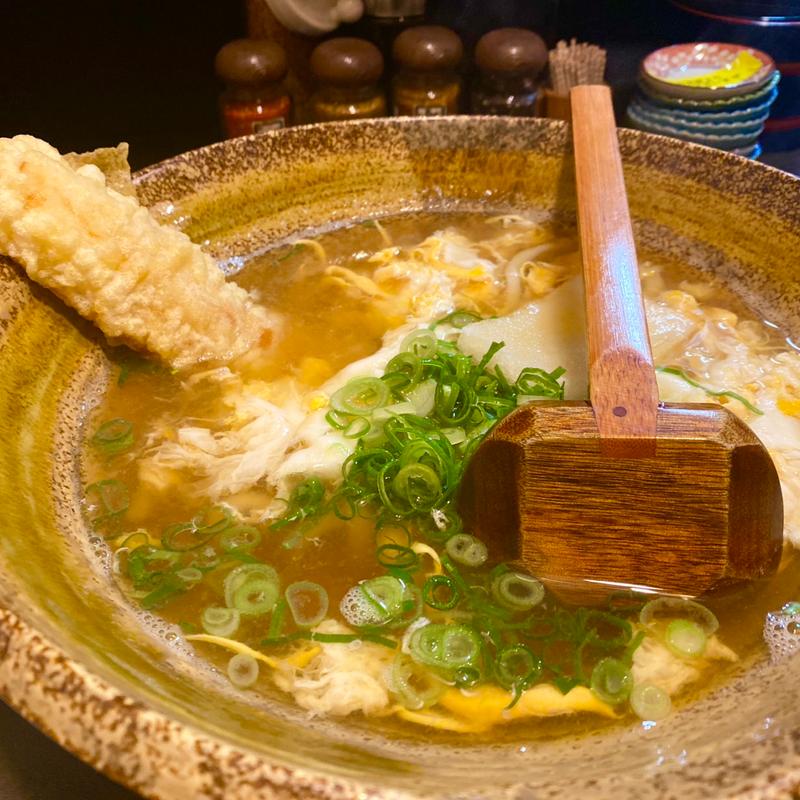 玉子とじうとん(ぺこぺこうどん)