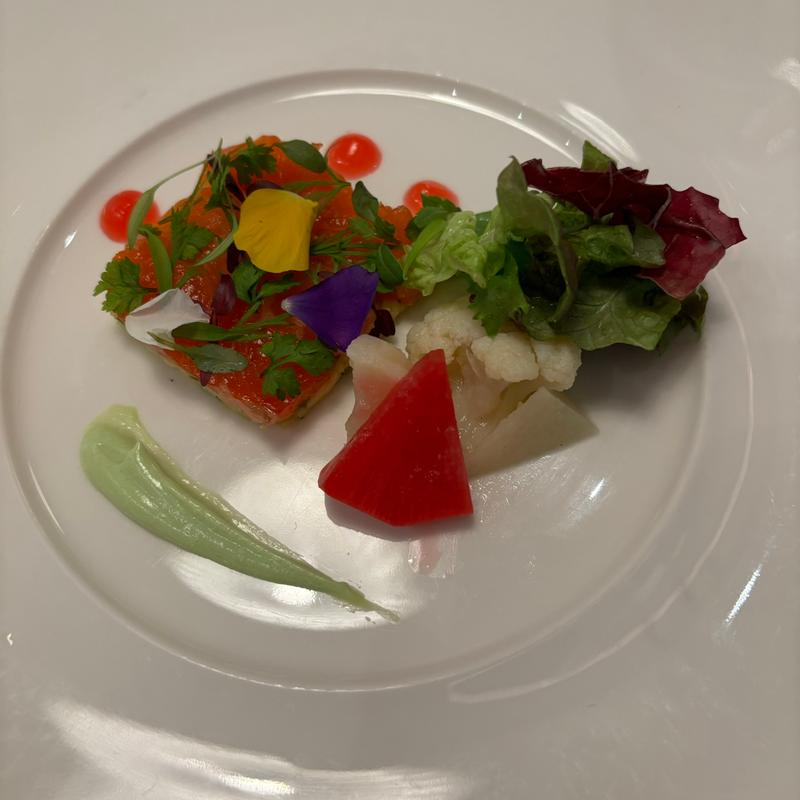 富士山サーモンの冷製(ル・ストゥディオ)