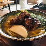 ソーキそば_アヤナイそばセット(旅宿酒場 I&I)