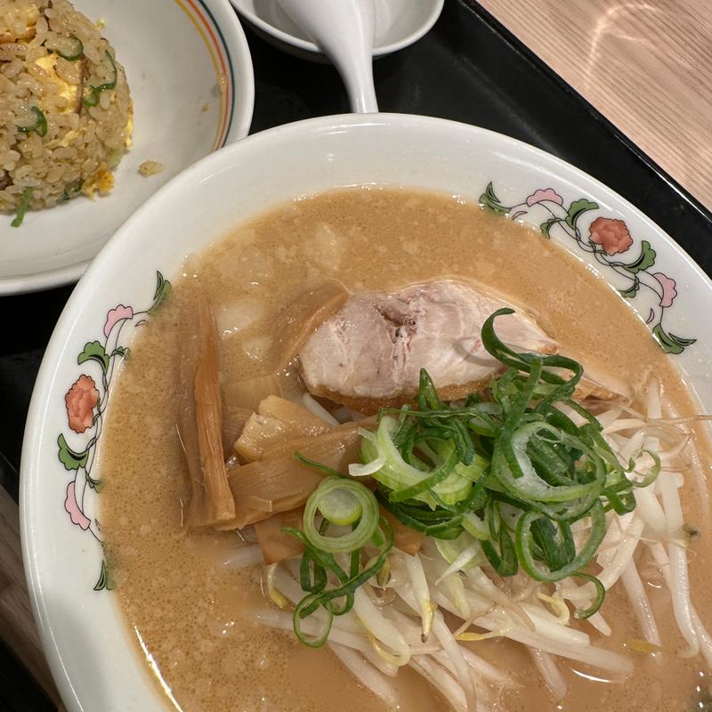 餃子の王将ラーメンセット(餃子の王将 上大岡京急店)