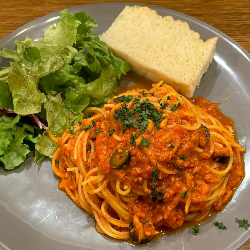 ツナとオリーブのトマトソース(goo ITALIANO グーイタリアーノ 渋谷本店)