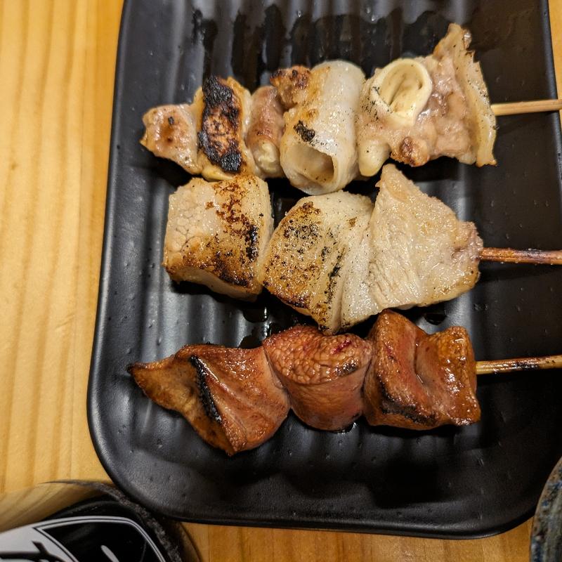 なんこつ、あぶら、レバー(やきとん まるわ)