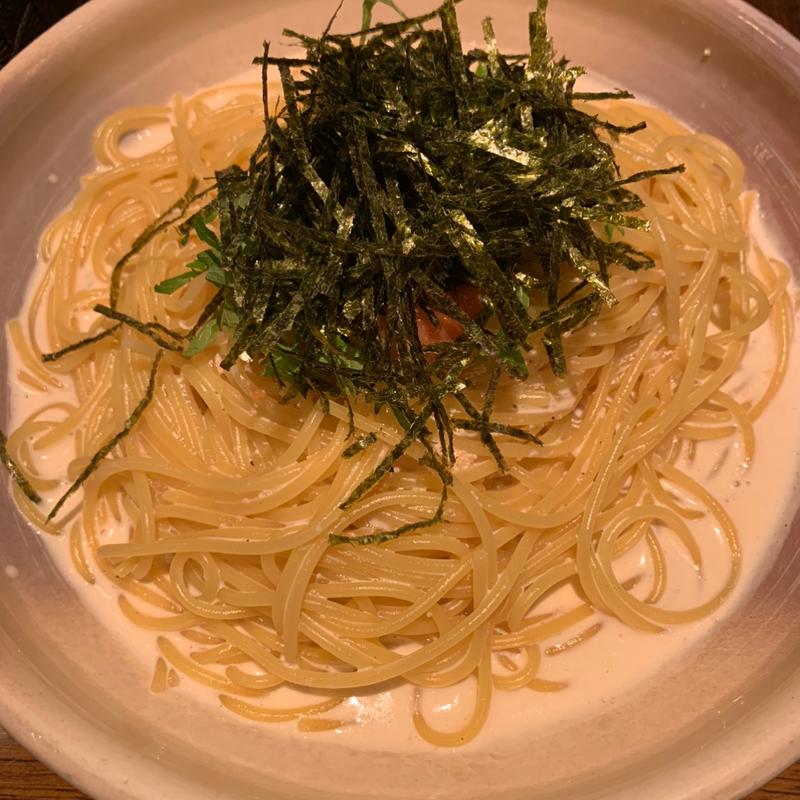 博多明太子と大葉のクリーム(カジュアルイタリアンRen 小伝馬町)