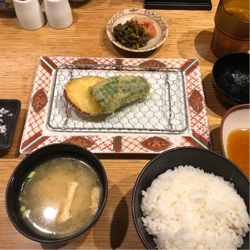 やまみ定食(博多天ぷら やまみ シャポー船橋店)