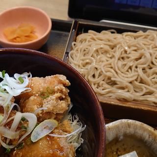甘から鶏竜田丼と麺セット